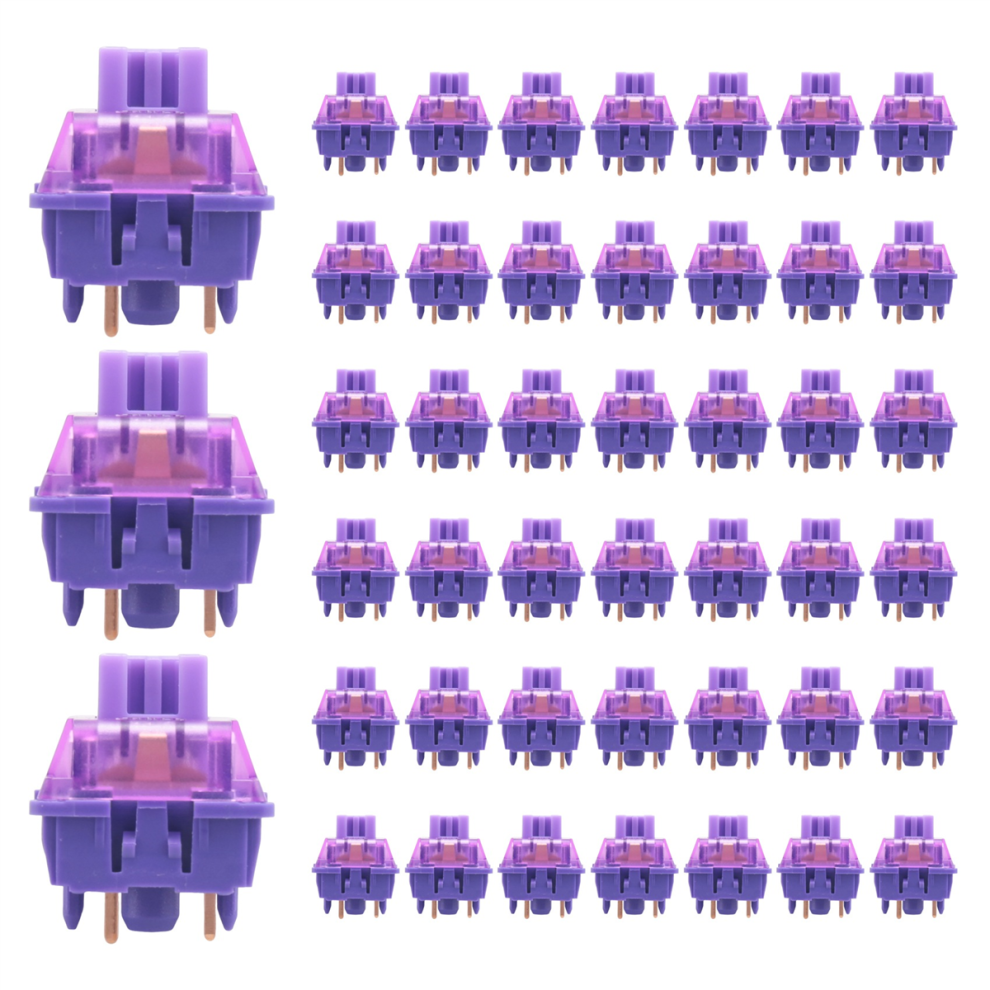 45Pcs V3 Pro Switches With Mx Mechanical Keyboard Lavender 4713228620870