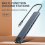 10-in-1 USB C-dockingstation USB HUB Type C-splitter 3