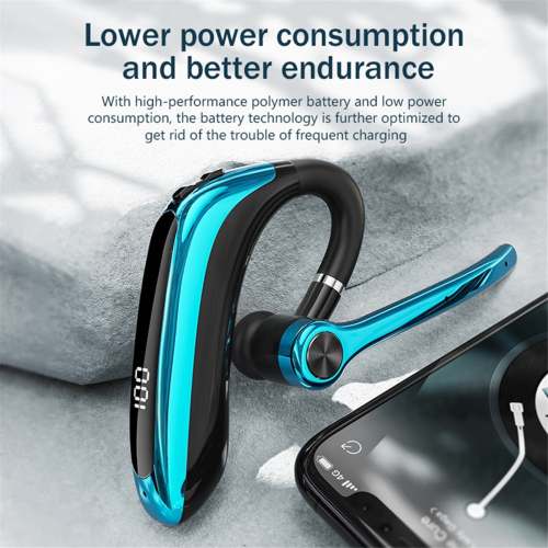 Wireless Headphones With Dual Microphone Bluetooth Earphone Blue 2