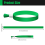 Pacote com 100 pulseiras coloridas para eventos (verde) 3