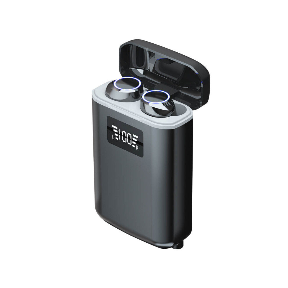 (As Shown) Bluetooth Headset Wireless Binaural Sports Digital Display English Bluetooth Headset 321672288979