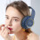 (Blue) Headset Wireless Bluetooth Headset Folding Talking Gaming Headset 6