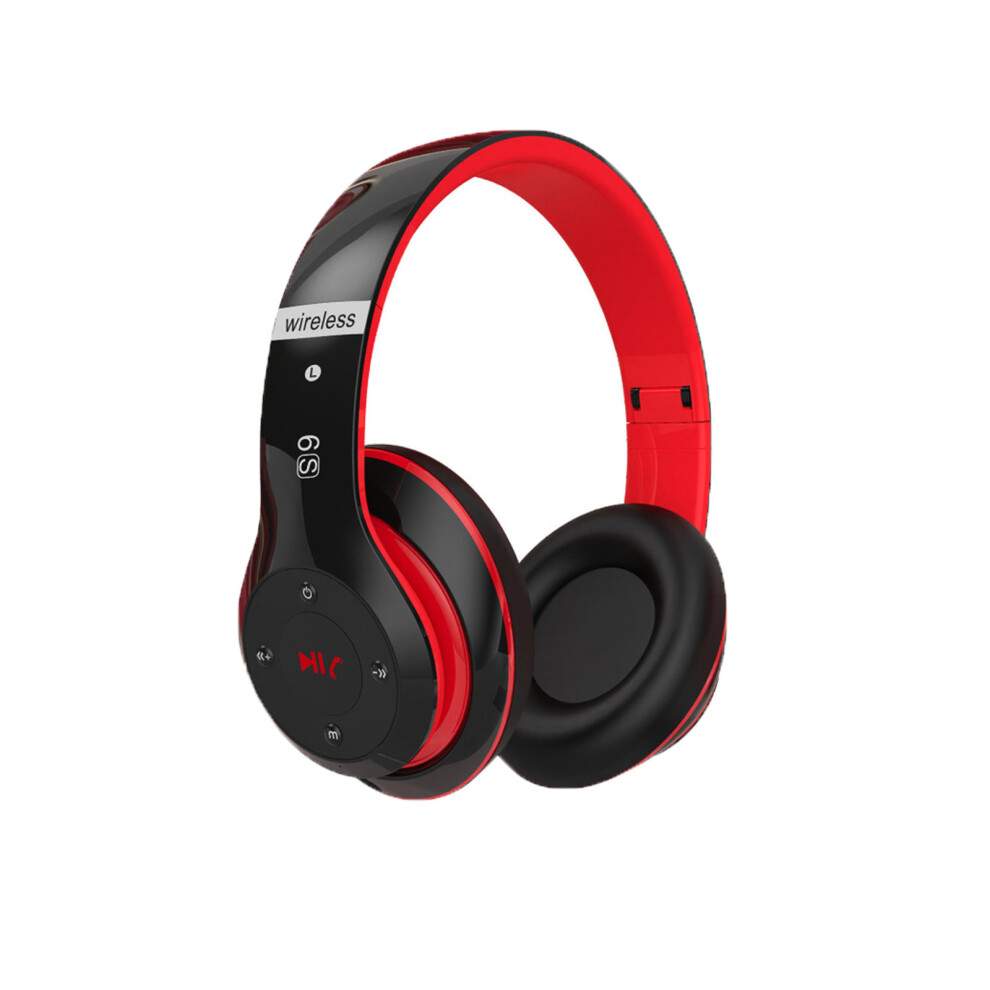 (Black) Headworn Bluetooth Earphones, Wireless Stereo Foldable Card, Plug- Cable, Radio, Mobile Phone, Computer, Universal Black 6903262243274