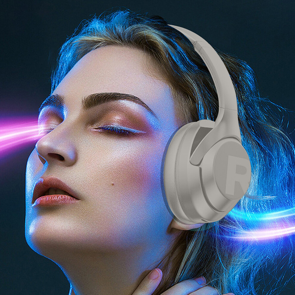 (Gray) Bluetooth Earphone Wireless Headphones Stereo Foldable Sport Earphone Microphone Headset Handfree Gray 6903262250760