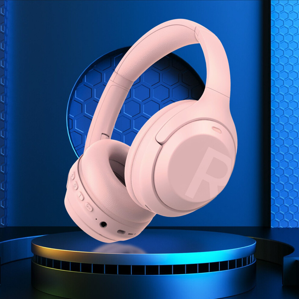 (Pink) Bluetooth Earphone Wireless Headphones Stereo Foldable Sport Earphone Microphone Headset Handfree Pink 6903262250784