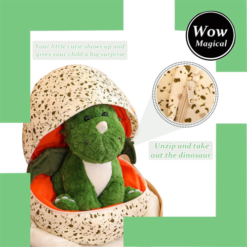 Dinosaur Stuffed Animal Toys with Big Dinosaur Egg 1