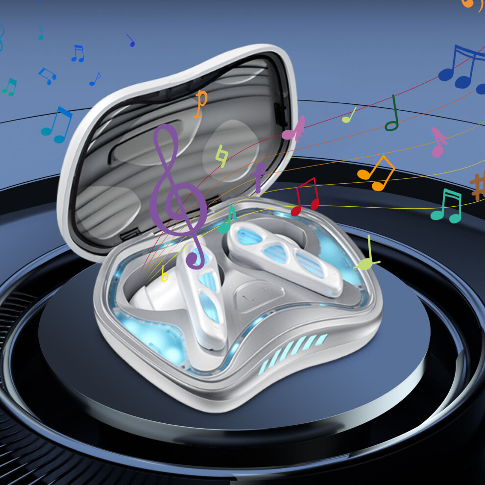 (B) Gaming Headset - Wireless Bluetooth In - Ear Earphone With Low Latency  Colorful Breathing Lights For Immersive-image-OPC-PJCHSMB-NEW