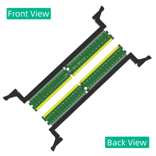 Adaptador DDR5 U-Dimm, placa de proteção para teste de memória DDR5 com trava longa. 1