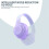 (Purple) Gradient Bluetooth Headset Headset Wireless Game Gift Headset Foldable Headset Gift 3
