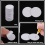 60Pcs NFC TagsNtag 215 NFC Sticker Chip NFC Tag Rewritable NFC Card 4