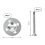 300Pcs Foam Board Fasteners Foam Board Screws and Washers 4