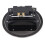 Tomacorriente de piso redondo 20A 2500W, 2 enchufes, plateado 12