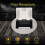 Tomacorriente de piso redondo 20A 2500W, 2 enchufes, plateado 9