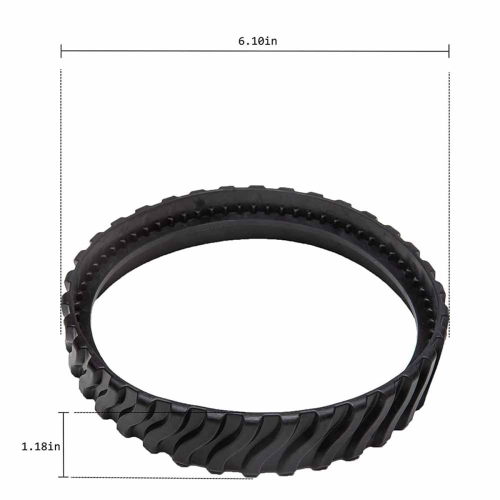 4Pcs Replacement Rubber Tracks for Zodiac Mx8 Elite Mx6 Elite Mx8 Mx6 2