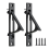 2 Pack Pocket Door Pull Solid Pocket Door Flush Edge Pull 1