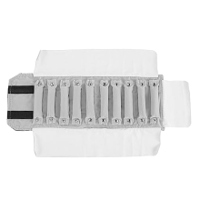 Bolsa enrollable para guardar anillos, estuche portátil para joyas, collares y pulseras.