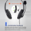 Wired USB Headset Computer Teaching Telephone Headset 4