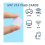 55PCS NFC Tags 215 Blank White Card Sticker Coin Card 2