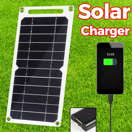 6W Solar Panel Outdoor Hike Battery Charger System Solar Panel Kit 2