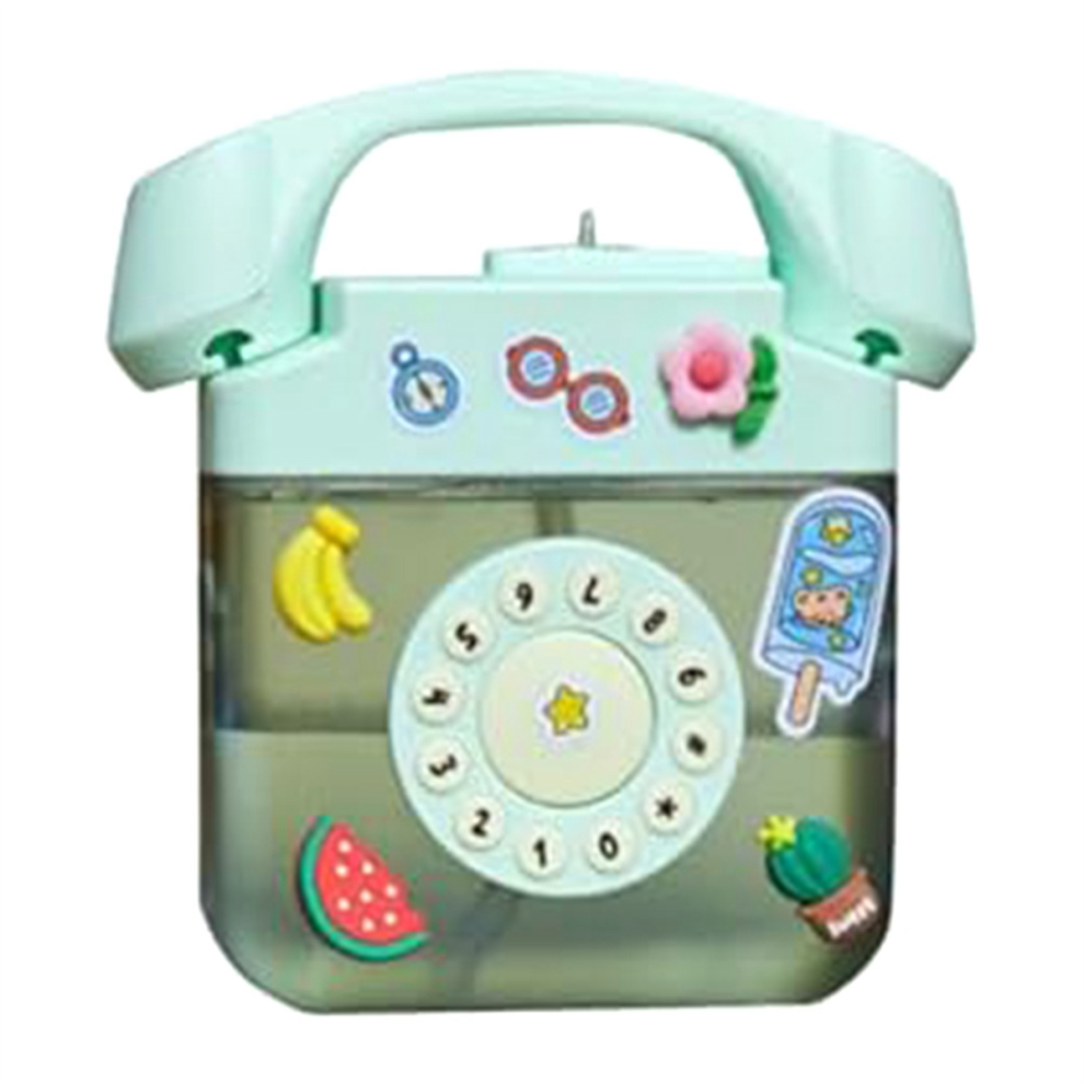 Creatives Retro Telephone Shape Water Bottle,Drinking Bottles(Green)-image-OPC-PJCHVNW-NEW