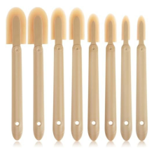 Kit de 8 peças de ferramentas de calafetagem de borracha para acabamento de rodapés de tijolos e cozinhas.