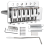 Για ηλεκτρική κιθάρα Swing bridge SQ Tremolo Bridge System Silver 4