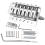 Για ηλεκτρική κιθάρα Swing bridge SQ Tremolo Bridge System Silver 2