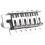 Για ηλεκτρική κιθάρα Swing bridge SQ Tremolo Bridge System Silver 5
