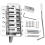 Για ηλεκτρική κιθάρα Swing bridge SQ Tremolo Bridge System Silver 3