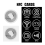 60Pcs NFC Stickers NFC Tag Compatible NFC Enabled Mobile Devices 4