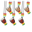 Colliers d'instruments, tambour Djembé, mini pendentif, classique 1