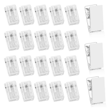 100 Stück selbstklebende Clips, Wandclips für Büro, Foto, Weihnachten