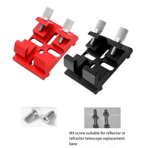 Βάση εύρεσης τηλεσκοπίου, βάση πλάκας χελιδονοουράς, μαύρη 1