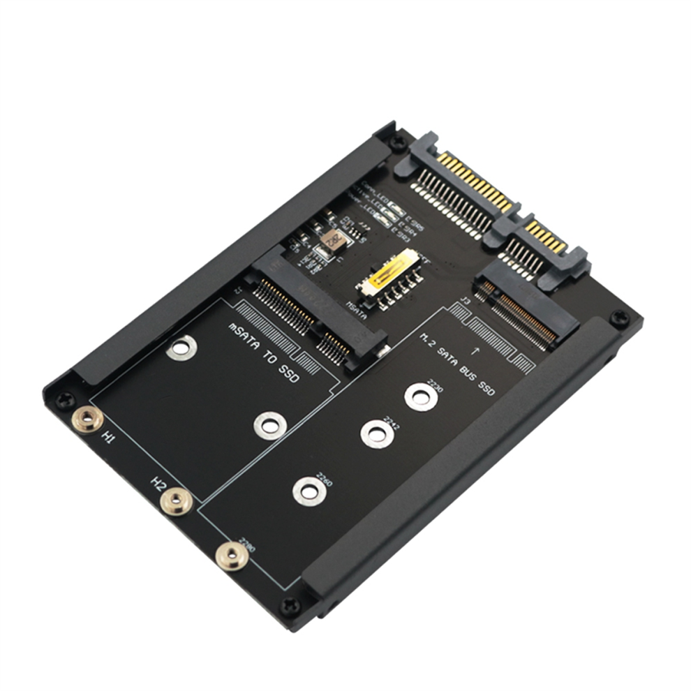 2In1 B+M Key M.2 Ssd To 2.5 Adapter Card For M2 Ngff Sata3 2280 4713228634143