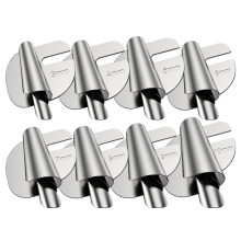 Lot de 8 pieds ourleurs universels pour machine à coudre (3-10 mm)