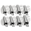 8Pcs Universal Sewing Rolled Hemmer Foot for Sewing Machine, (3-10MM) 1