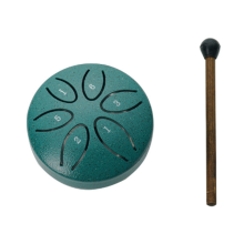 Miniaturowy bęben Ethereal Drum 3-calowy 6-nutowy bęben stalowy z językiem i bęben Handpan