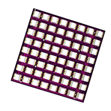 Écran LED RVB haute densité Dotstar 8x8, 64 bits