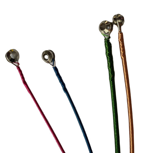 Jeu de cordes de basse électrique 4 cordes colorées 2