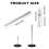 150Pcs Baseboard Seamless Nails Double-Headed Screw with Sleeve Tool 2