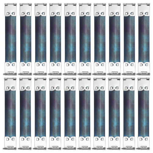 20 peças de fecho de encaixe com estrutura interna flexível de metal
