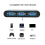 Adattatore convertitore video VGA 2 in 1 out per display video HD 5