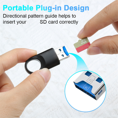 Flash memory TF card reader USB3.0 adapter for TF SD PC laptop 1