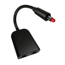 6-rdzeniowy konwerter światłowodowy, 2 wejścia, 1 wyjście, kabel światłowodowy audio