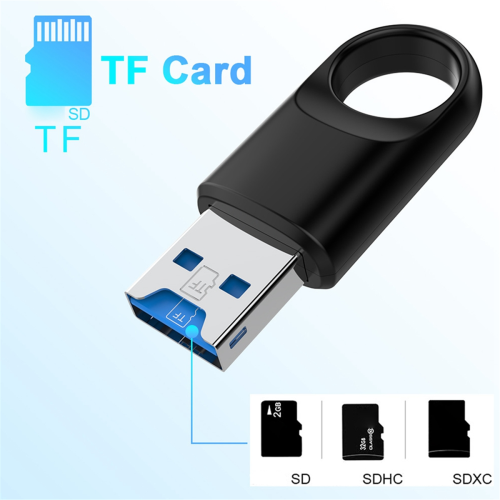 Flash memory TF card reader USB3.0 adapter for TF SD PC laptop