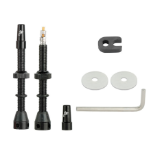 Czarny wentyl rowerowy Presta 60 mm – zawór ze stopu aluminium
