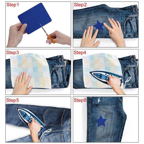 Parches termoadhesivos, 29 piezas para reparar ropa y jeans 2