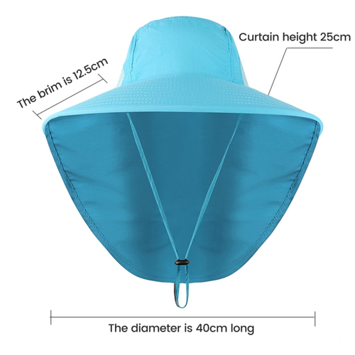 Cappelli da sole per uomo e donna, cappello da pesca UPF 50+, cappello da pesca per esterni 1