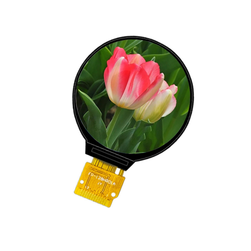 Display LCD IPS colorido redondo de 1,28 polegadas HD IPS LCD GC9A01 Driver