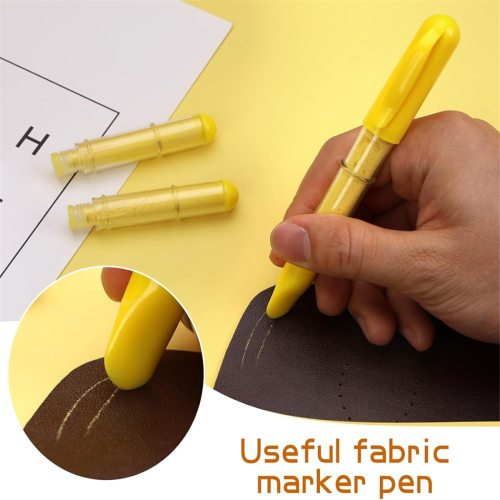 Lápis de giz recarregáveis para patchwork e costura (amarelo, B) 2